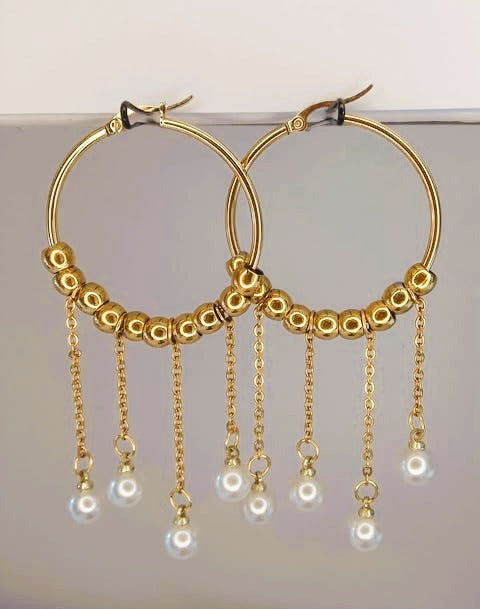 Créoles 4 perles