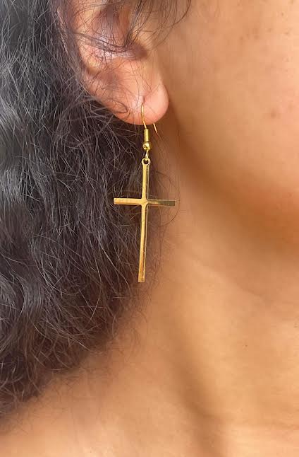 Boucles d'oreilles croix