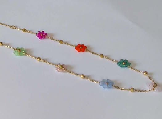 Collier Fleurs
