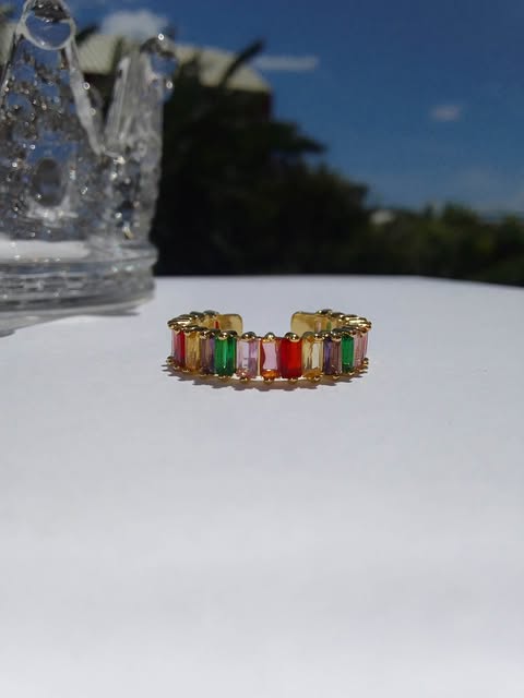 Bague Homme Acier Inoxydable – Design Arc-en-ciel Fantaisie – Bijou Cadeau Pour Lui – Taille Ajustable Bague Homme Acier Inoxydable – Design Arc-en-ciel Fantaisie – Bijou Cadeau Pour Lui – Taille Ajustable