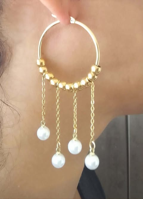 Créoles 4 perles
