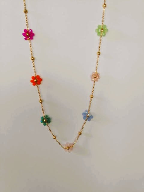 Collier Fleurs